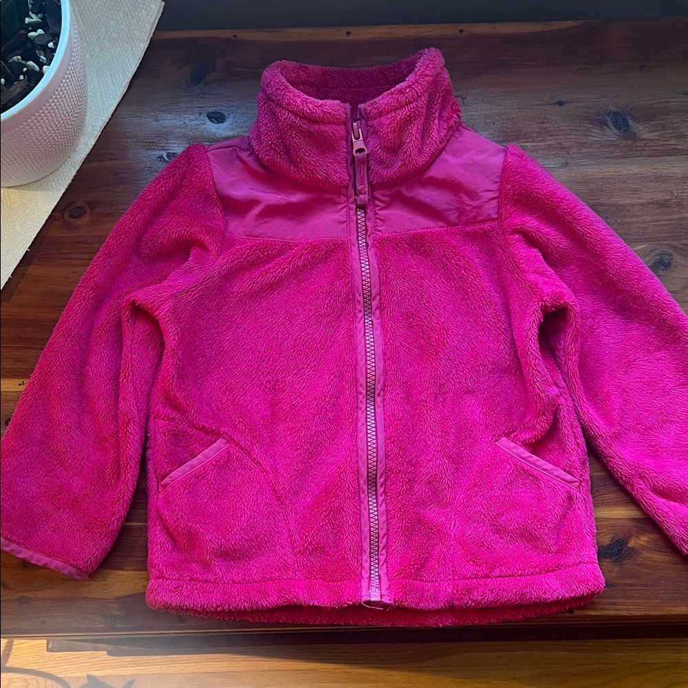 Place Vibrant Pink Fleece Jacket for Kids